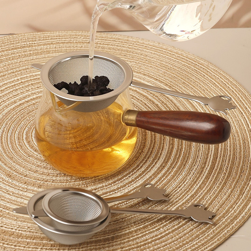 Durable Stainless Steel Fine Mesh Tea Sieve Filter L2407