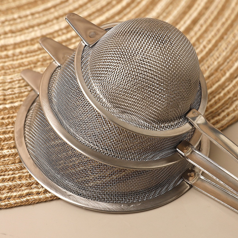 Durable Stainless Steel Fine Mesh Tea Sieve Filter L2407