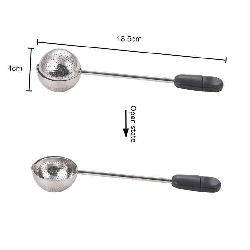 Tea Infuser Tea Ball Tea Fliter Stainless Steel with Rotating Handle L2317 Tea Infuser Tea Ball Tea Fliter Stainless Steel with Rotating Handle L2317