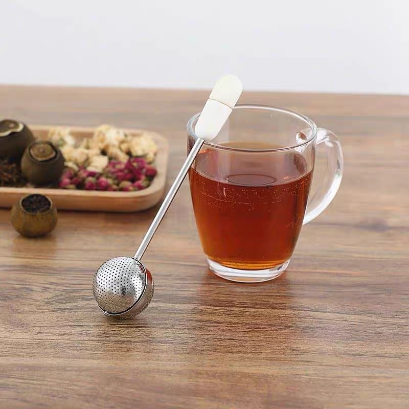 Tea Infuser Tea Ball Tea Fliter Stainless Steel with Rotating Handle L2317 Tea Infuser Tea Ball Tea Fliter Stainless Steel with Rotating Handle L2317