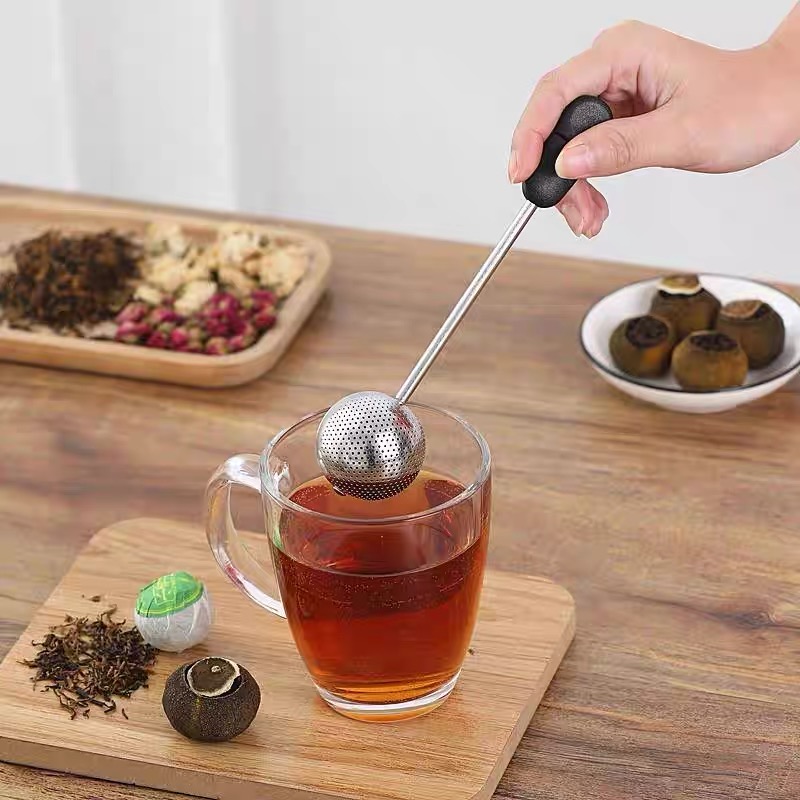 Tea Infuser Tea Ball Tea Fliter Stainless Steel with Rotating Handle L2317 Tea Infuser Tea Ball Tea Fliter Stainless Steel with Rotating Handle L2317