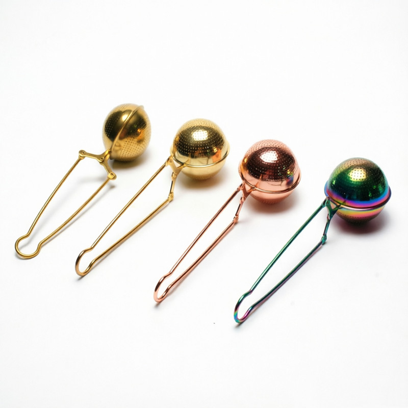 Stainless Steel Mesh Tea Ball Infuser with Long Handle Stainless Steel Mesh Tea Ball Infuser with Long Handle