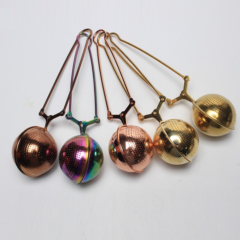 Stainless Steel Mesh Tea Ball Infuser with Long Handle Stainless Steel Mesh Tea Ball Infuser with Long Handle