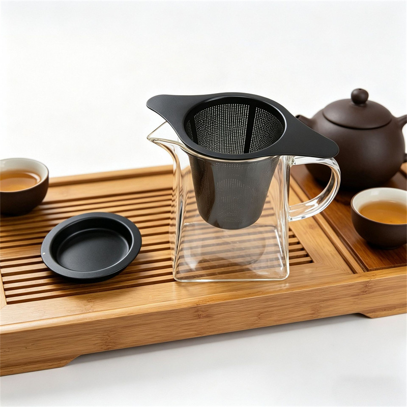 Custom PVD Black Tea Infuser | 304 Stainless Steel