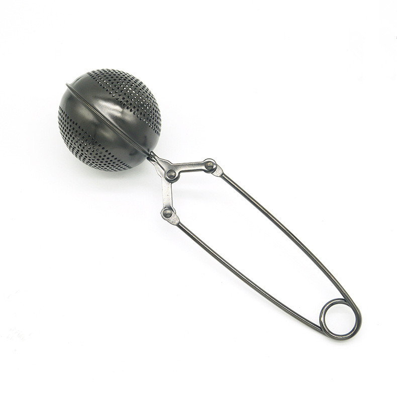 Gunmetal Stainless Steel Tea Infuser with Scissor Handle L2350