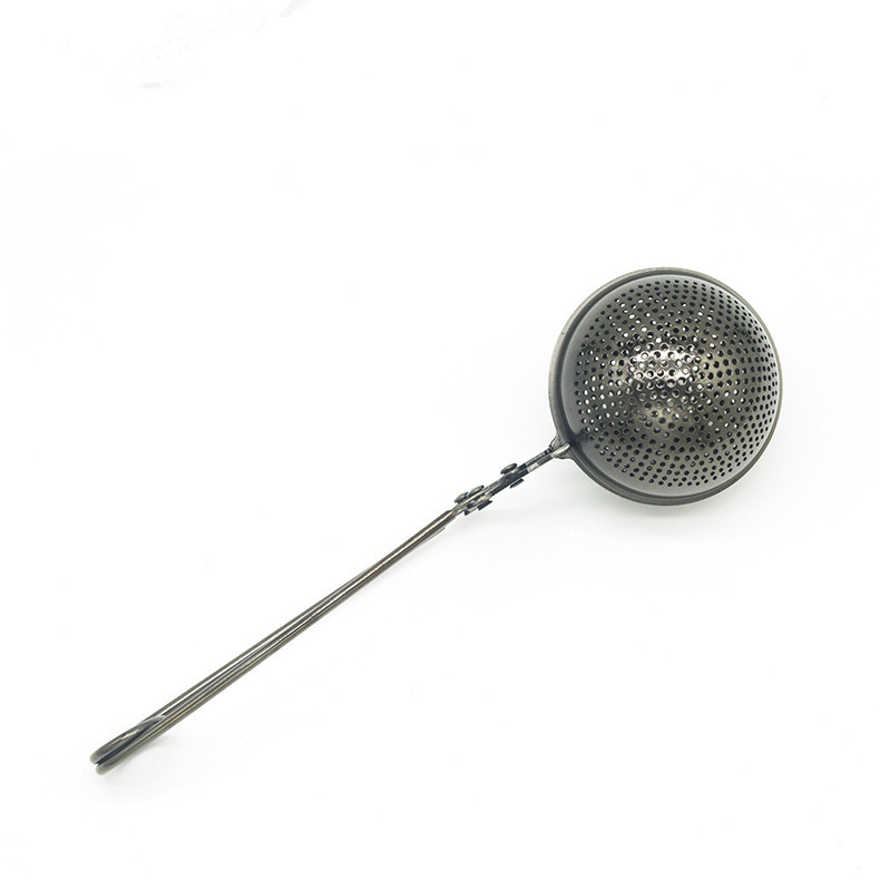 Gunmetal Stainless Steel Tea Infuser with Scissor Handle L2350