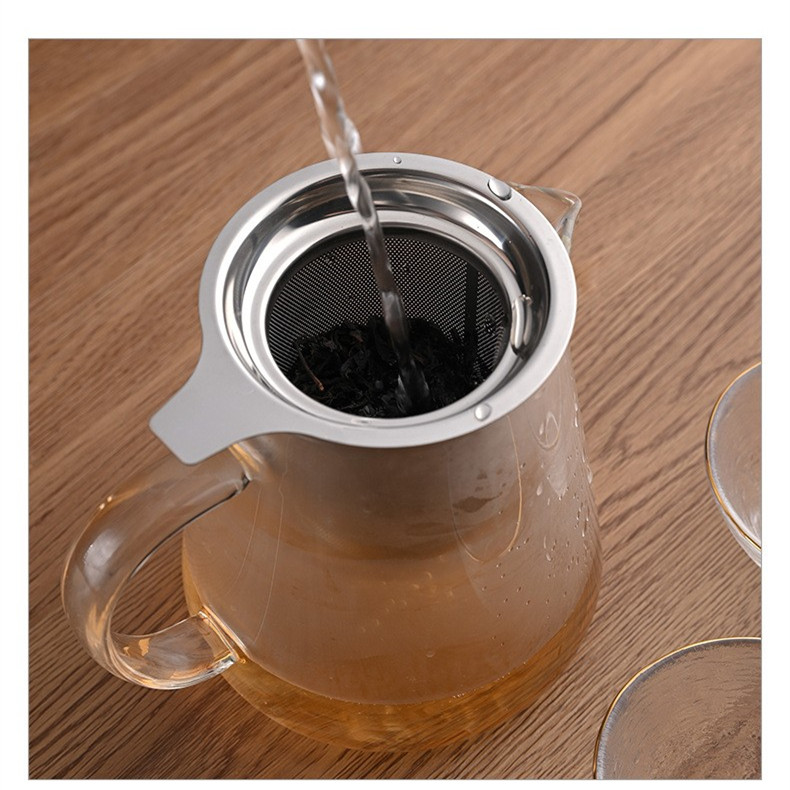 Silver 304 stainless steel mesh tea strainer with single handle SH88 Silver 304 stainless steel mesh tea strainer with single handle SH88