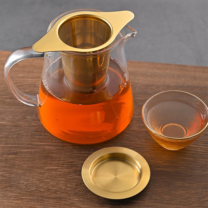 Wholesale Loose Leaf Tea Strainer with Lid for Mug SH0205G