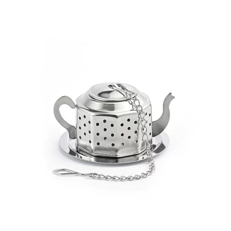 Gold Teapot Tea Infuser Wholesale | Stainless Steel Herbal Tea Strainer 1701
